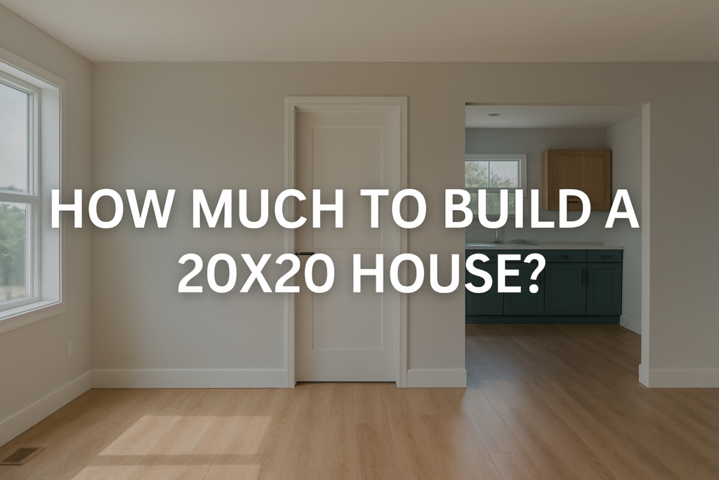 How Much to Build a 20×20 House?