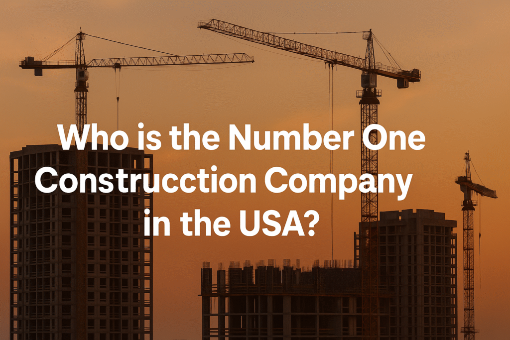Who is the Number One Construction Company in the USA?