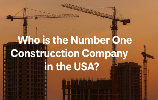 Who is the Number One Construction Company in the USA?