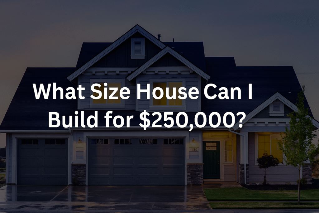 What Size House Can I Build for $250,000?