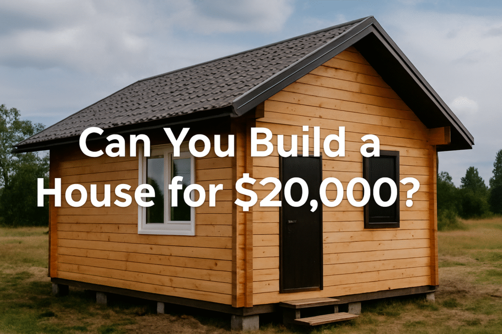 Can You Build a House for $20,000?