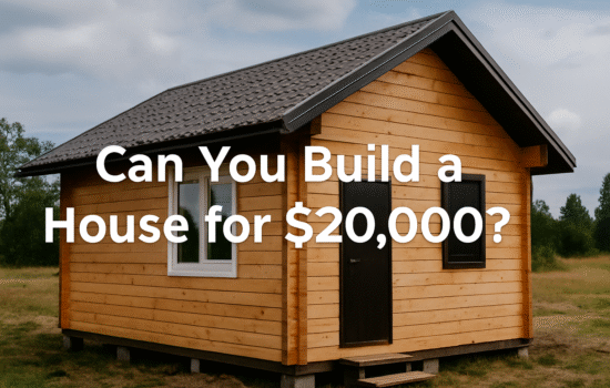 Can You Build a House for $20,000?