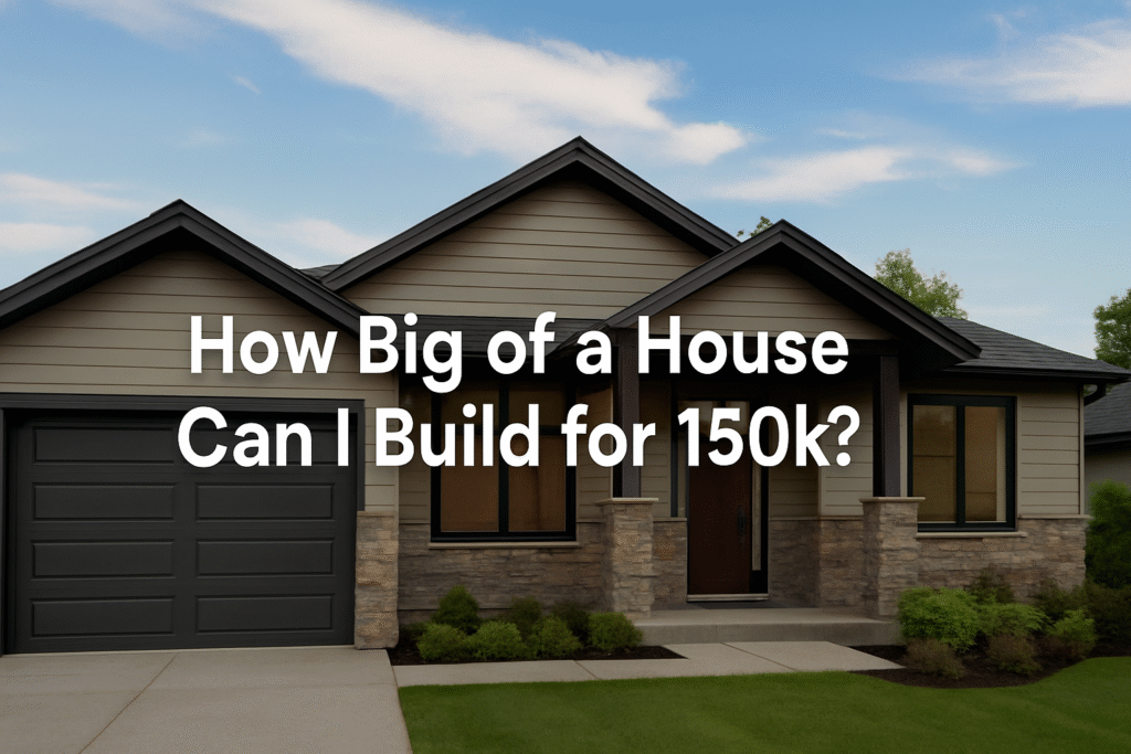 How Big of a House Can I Build for $150k?