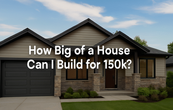 How Big of a House Can I Build for $150k?