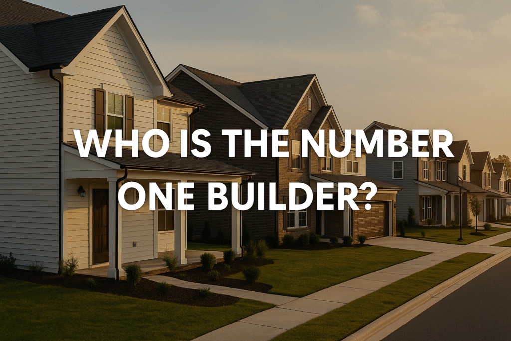 Who is the Number One Builder?