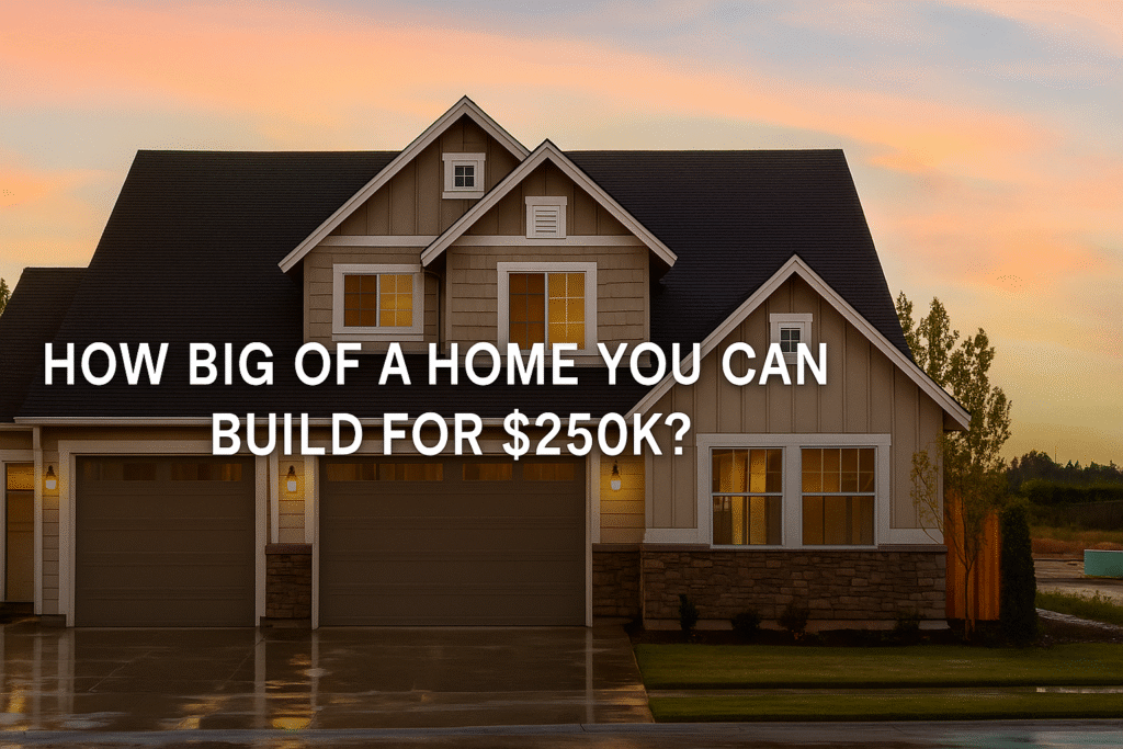 How Big of a Home Can You Build for $250k?