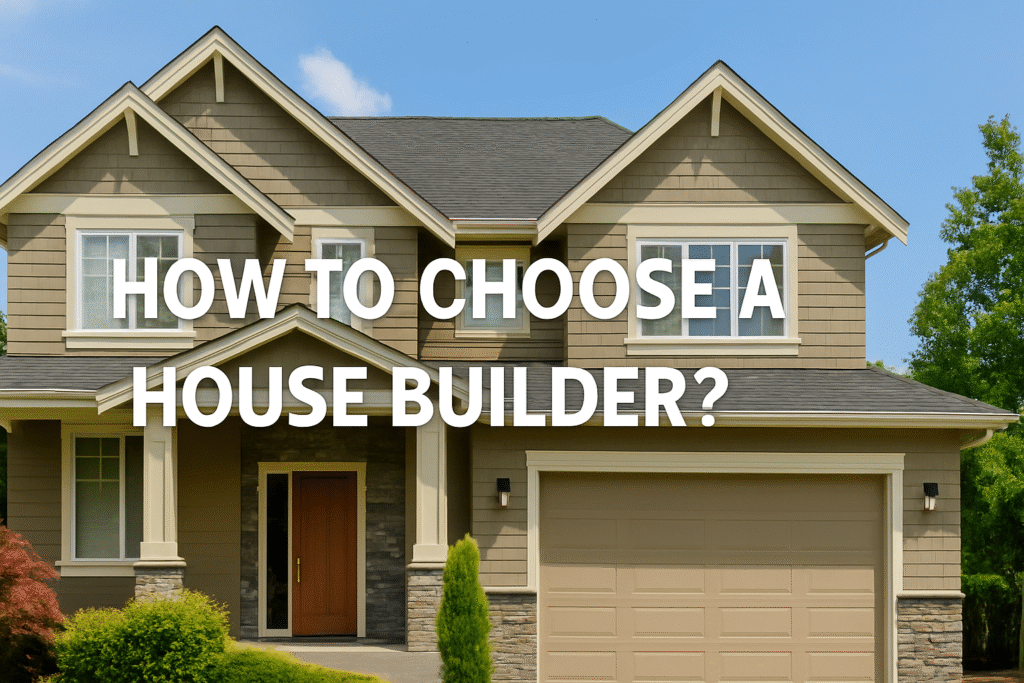 How to Choose a House Builder?