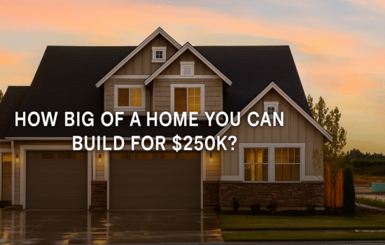 How Big of a Home Can You Build for $250k?