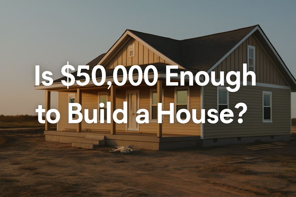 Is $50,000 Enough to Build a House?