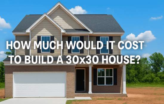 How Much Would It Cost to Build a 30×30 House?