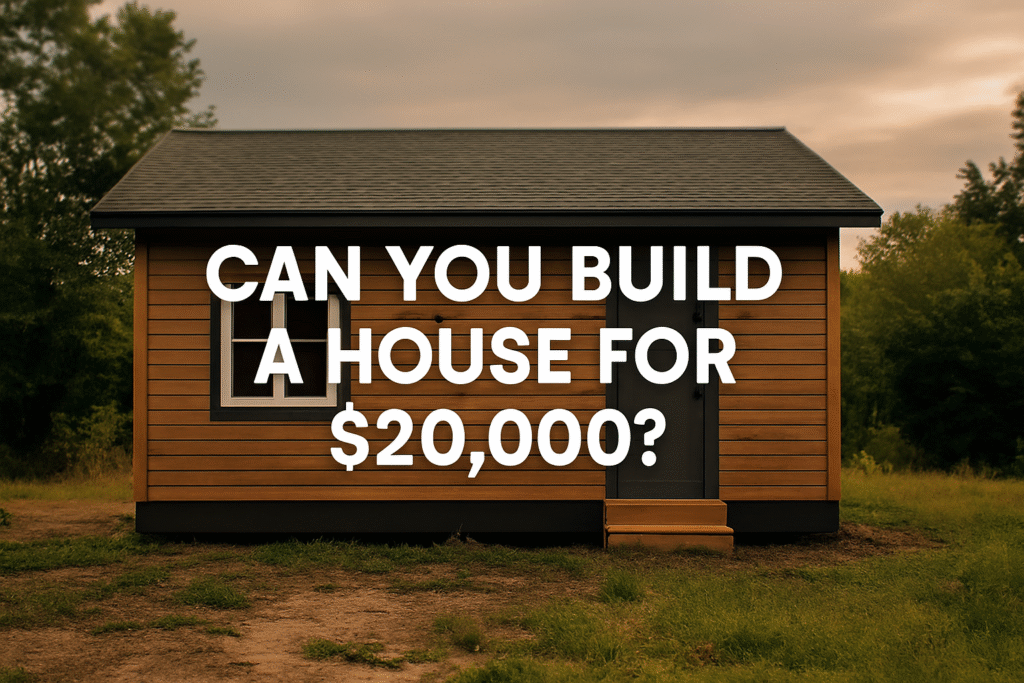 Can You Build a House for $20,000?