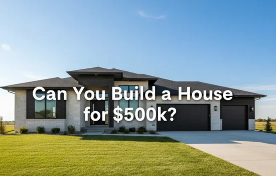 Can You Build a House for $500k?