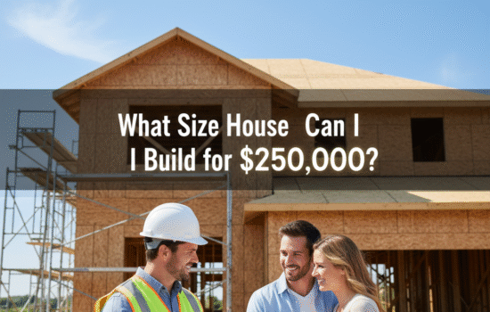 What Size House Can I Build for $250,000?